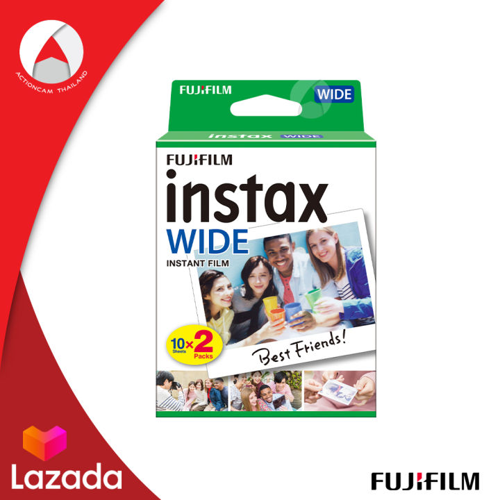 fujifilm-instax-wide-film-ฟิล์ม-ขอบขาว-20-แผ่น-ฟิล์มอินสแตนท์-wide-สำหรับ-fujifilm-instax-wide-300-500af-200-210-100-ฟิล์ม-แผ่นฟิล์ม-ฟูจิฟิล์ม-โพลารอยด์-พิมพ์ภาพได้ทันที