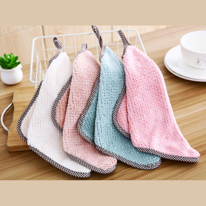 non-shedding-cloth-absorbent-cloth-kitchen-dishwashing-cloth-hangable-dishwashing-cloth-double-sided-cloth-pineapple-pattern-cloth