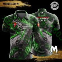 (ALL IN STOCK) KARAWISTA CUP SHOOTER CLUB IPSC Quick Dry Full Sublimation Free Custom Logo Design Summer Polo POLO shirt 283