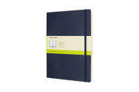 Moleskine สมุดบันทึก สมุดโน๊ต  ปกอ่อน สีน้ำเงิน ขนาดใหญ่พิเศษ 19x25 ซม Classic Notebook Sap.Blue XL soft cover