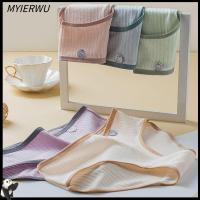 MYIERWU กางเกงในชุดชั้นในสตรีไร้รอยต่อ Comfort หมีสตรอเบอร์รี่สีชุดชั้นในสตรี