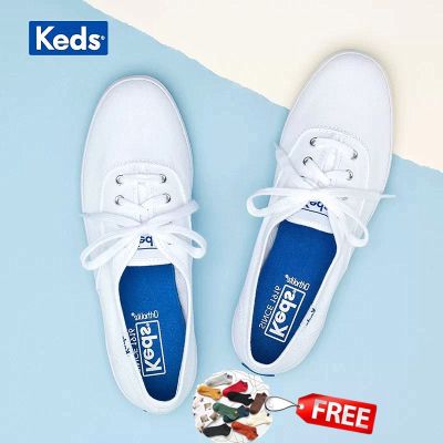 TOPKeds (แถมฟรีถุงเท้า 2 คู่ ) Champion core white2016 WF34000