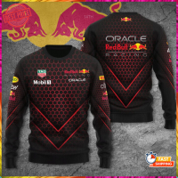 Red Oracle [high Bull Quality] Racing Mobil 1 Tag-heuer 3d Sweatshirt Black All Sizes Fashion Versatile