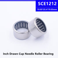 10pcs50pcs SCE1212 19.05*25.4*19.05mm BA1212 Inch Size Drawn Cup Needle Roller Bearing 19.05x25.4x19.05mm High quality