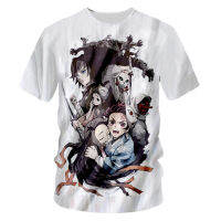 【Cw】Anime Demon Slayer 3D Printed T-shirt Childrens Clothing Sweatshirt For Kids Shor Sleeve Cartoon Tops Baby Boy Clothes 2022