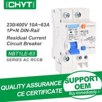 【LZ】▨  Frete grátis chyt NBT1LE-63 1p   n 2p 3 n ac 230v 400 63a 30ma 6ka mini residual corrente disjuntor vazamento de terra rccb