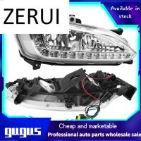 ZR สำหรับ Gugushop 2x LED ไฟวิ่งกลางวัน DRL ไฟตัดหมอกสำหรับ Hyundai IX45 Santa Fe 2013-2015 Ul