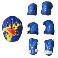 WDEarth 7Pcs Kid Child Roller Skating Scooter Helmet Knee Wrist Guard Elbow Pad