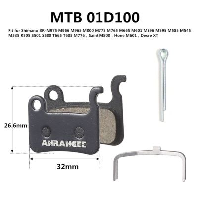 Metal Resin Disc Brake Pads 1 Pair Cycling Accessories ForShimano 01K100 Mountain Bicycle BR C501 M575 M525 M495 M486
