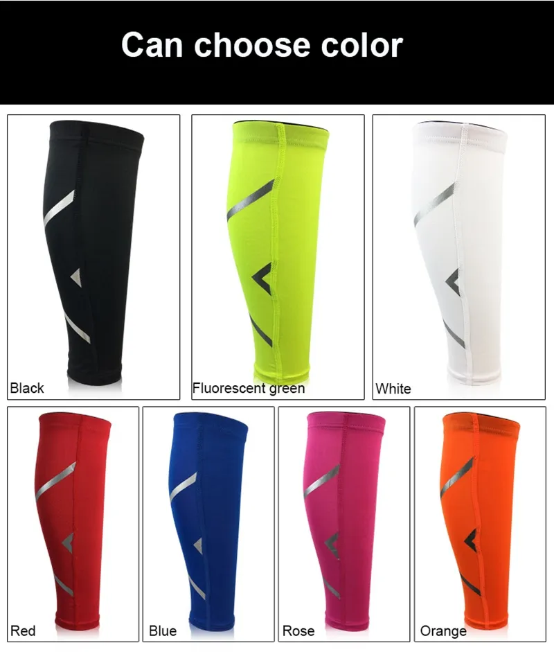 Sports Leg Calf Compression Sleeve Basketball Football Calf Shin Guard  Cycling 