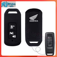 เคสซิลิโคนใส่รีโมตรถยนต์ปุ่มควบคุมรถฮอนด้า VARIO PCX 150 Click GC 150 PCX160 PCX-160 V2 PCX กรอบ160 PCX กล่องกุญแจอัจฉริยะ Vario160 2021-2022วัสดุซิลิโคนหลายสี