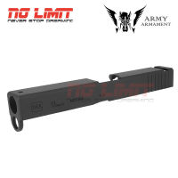 สไลด์ Army R17SD (Glock17 Gen4) Slide มาร์คกิ้งร่องลึก (Laser Deep Engraving) อะไหล่ตรงรุ่น สินค้าได้ตามภาพ ถ่ายจากสินค้าจริง อะไหล่ปืนบีบีกัน