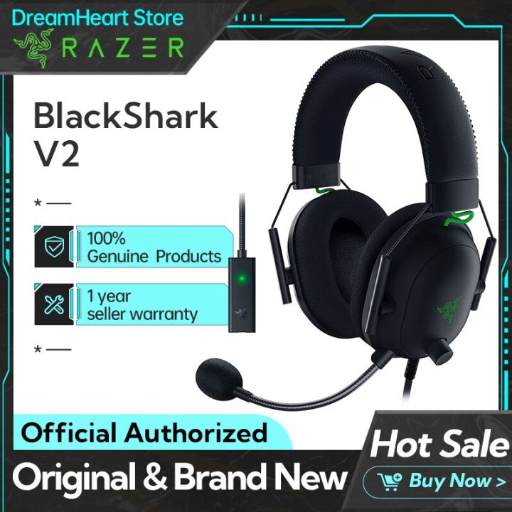 Razer Blackshark V2 /V2 Pro With USB Sound Card - Premium Esports ...