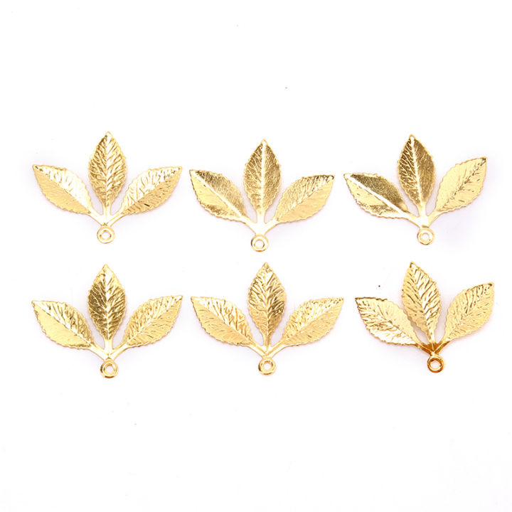 shiqinbaihuo-50ชิ้น-เซ็ต-vintage-leaf-filigree-wraps-ตัวเชื่อมต่อโลหะ-craft-diy-jewelry-making