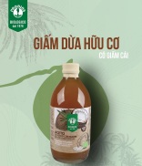 Giấm Dừa Hữu Cơ Có Giấm Cái 500ml ProBios Organic Coconut Vinegar With The