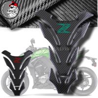 3D คาร์บอนไฟเบอร์มอเตอร์ไซค์การใช้ถัง Pad Protector สำหรับ Kawasaki Z650 Z750 Z900 Z1000สติ๊กเกอร์ติดผนัง