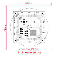 【Free shipping】 ไมโครมิเตอร์กล้องจุลทรรศน์ความแม่นยำสูงไม้บรรทัดเทียบมาตรฐาน1000um ช่วงการวัดไมโครมิเตอร์อเนกประสงค์