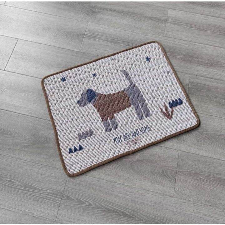 door-mat-พรมตกแต่งบ้าน-พรมตกแต่งห้อง-พรมเช็ดเท้าพรมกันลื้น-indoor-doormat-พรมปูพื้น-สไตล์วินเทจ-ซักเครื่องได้-ขนาด-40x60cm-พรมเช็ดเท้ากันลื่นซับน้ำอย่างดี-พรมเช็ดเท้ากันลื่นอย่างดี-door-mat-with-non-s