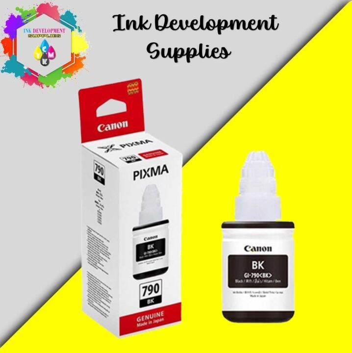 Canon Ink 790 Black Original Ink Bottle GI790 Lazada PH