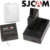 SJCAM อุปกรณ์เสริมเดิม SJ7ดาวแบตเตอรี่สามารถเติมเงินได้แบตเตอรี่3สล็อตชาร์จคู่กรณี SJCAM SJ7การกระทำกล้อง