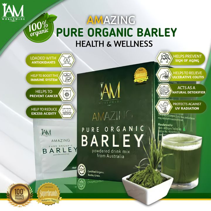 Buy 1 Take 1 IAM Amazing Pure Organic Barley Original Natural Barley ...