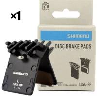 ผ้าเบรค Shimano รุ่น ????-?? Resin Ice Tech Brake Pads ผ้าเบรคดิสน้ำมัน มีครีบ ใช้กับ Shimano Dura-Ace, Ultegra, 105