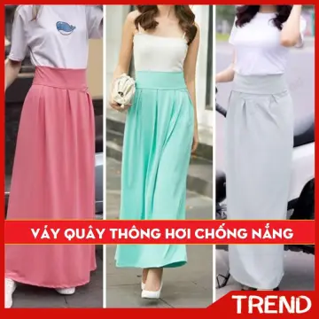 Chân Váy Chống Nắng Nữ Xẻ Tà CARDINA Sài Gòn Chất Thun Lạnh Mềm Mát Cao Cấp  Mã NF...V - Áo khoác nữ | ThờiTrangNữ.vn