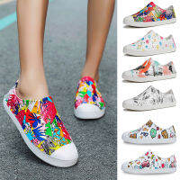 2023 Flat Sandals EVA Hollow Shoes Non Graffiti Printing Mules Clog Size 36-40