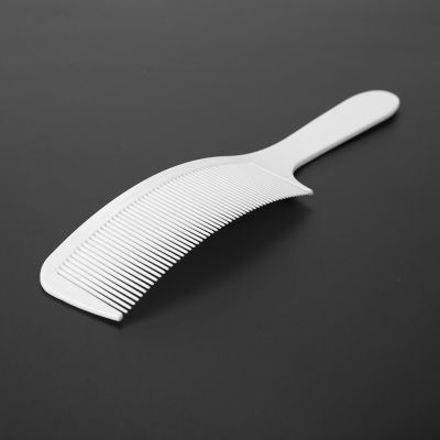 1PC Creative Curved Hair Clipping Cutting Arced Comb Barber Flat Top Haircut Comb Brush Hairdressing Tools Barber Combs ~