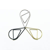 New Model Paper Clip 6 Color Creative Metal Paper Clips Bookmarks Folder Folder Office Stationery Accessories skeleton clip