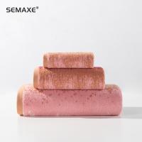 SEMAXE 100 Cotton Towel SetCouple Models Towel Bathroom Soft Super Absorbent Bath TowelsHand TowelFace Towel