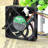 Original Nidec TA275DC C35598-35 GFOX 7cm 7015 12V 0.48A four-wire fan