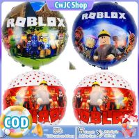 CwJC Shop Roblox 18นิ้วบอลลูนวันเกิดบอลลูนตัวละครบอลลูนฟอยล์กลม