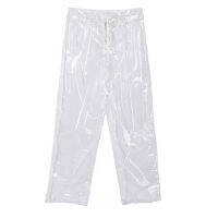 [EAM]  auutmn Fashion New Pattern Korean Style Transparent Transparent Color Pants Woman Ankle-length Pants YA84900