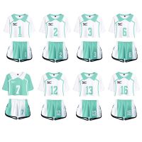 Anime Haikyuu Woman Cosplay Costume Competition Dedicated Cheerleading Exposed Navel Short-Sleeved Shorts Summer Thin Section