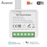 สวิตช์ไฟ WiFi อัจฉริยะควบคุม2ทาง Mini Smart Circuit Breaker การควบคุมชีวิตอัจฉริยะรองรับ Alexa Home Appliance