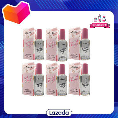 CAVIER Sweet Pink Musk Super Perfume คาเวียร์ เพอร์ฟูม กลิ่น สวีท พิ้งก์ มัส 22 ml. 6 ชิ้น