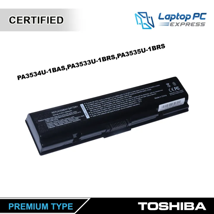 Toshiba Laptop Battery Replacement PA3534U-1BRS, PA3533U-1BRS, PA3535U-1BRS  | Lazada PH