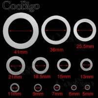 100pcs Washer Shim Spacer Washer Gasket Rings Eyelets O-Ring Flat 12 Size Pick M5 M41 Plastic Clear Nylon