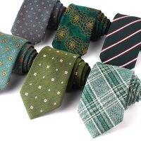 Green Color Neck Ties For Men Women Plaid Floral Tie Suits Skinny Ties Boy Girls Necktie Gravata Gift Groom Neckties For Wedding Boys Clothing