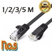 No.5 (1/2/3/5 เมตร) สายแลน CAT6 สำเร็จรูป สำหรับอนาคต รับสปีดสูงสุด 10Gbps LAN CAT6 ใช้ภายในอาคาร