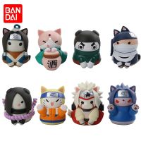 8 Buah/set Mainan Figur Naruto โมเดล Kawaii Boneka Versi Q Kucing Naruto 5CM Tokoh รุ่น Aksi Kartun Mainan Hadiah Anak-Anak