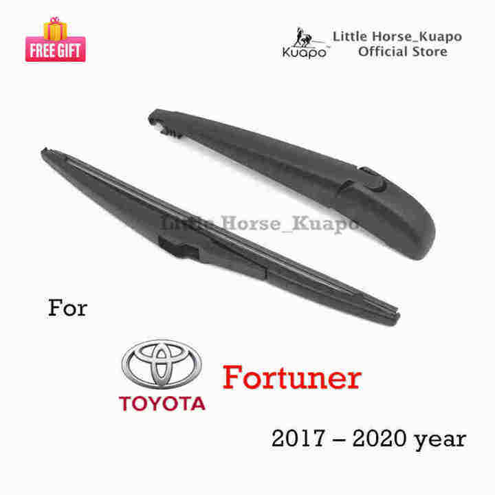 kuapo-ที่ปัดน้ำฝนด้านหลัง-โตโยต้า-ฟอร์จูนเนอร์-toyota-fortuner-2017-2023-ปี-ชุด-ก้าน-ยางใบมีด-ฝาครอบน็อต-ปัดน้ำฝน-กระจก-หลัง-โตโยต้าฟอร์จูนเนอร์