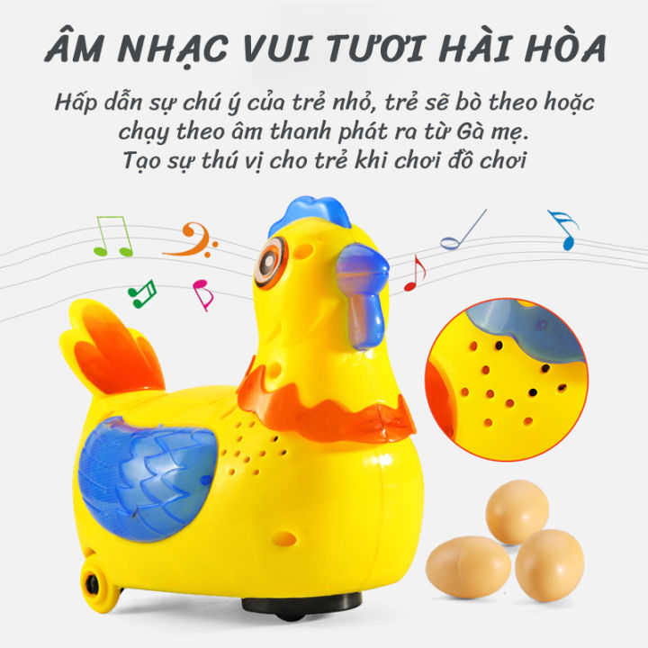 Đồ chơi gà mái đẻ trứng: Đồ chơi gà mái đẻ trứng là một sản phẩm đầy thú vị dành cho các bé yêu trong năm