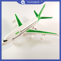 ? Homepet พลาสติกแอร์บัสรุ่นเด็กดึงกลับ airliner ผู้โดยสารเครื่องบินรุ่น