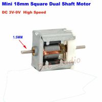 Yingke มอเตอร์เพลาคู่ขนาดเล็ก18มม. สี่เหลี่ยม020,Dc 3V 5V 6V 9V 30000Rpm ความเร็วสูงสำหรับรถสล็อตของเล่น