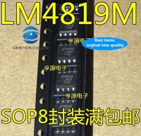 【HOT SALE】 30ชิ้น100% ของแท้ดั้งเดิมสามารถทำได้ SOP - 8 LM4819 LM4819MX เครื่องขยายเสียง