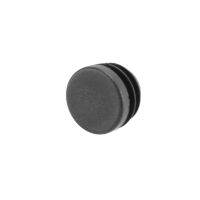 Blanking End Caps Round Tube Insert Cover 19mm Dia 100 Pcs Black