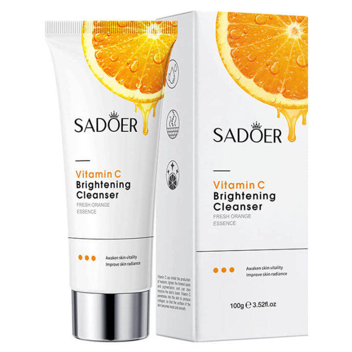 SADOER Vitamin C Brightening Face Cleanser (100g) | Lazada