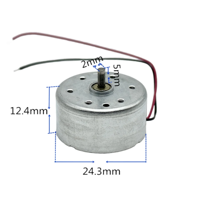 High Quality RF-300C-1D390 DC 1.5V 3V 5V 6V 7250RPM Mini Silent Mute ...